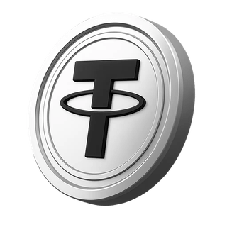 Tether-USDT-Coin innerhalb des Bereichs Kontoinformationen