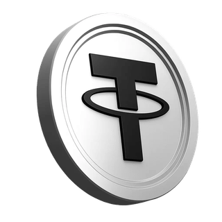 In den Plattforminformationen gezeigte Grafik des Tether-USDT-Coins
